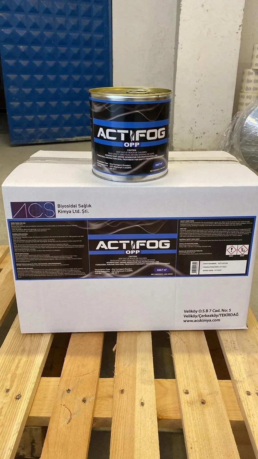 ACTIFOG OPP fumigant